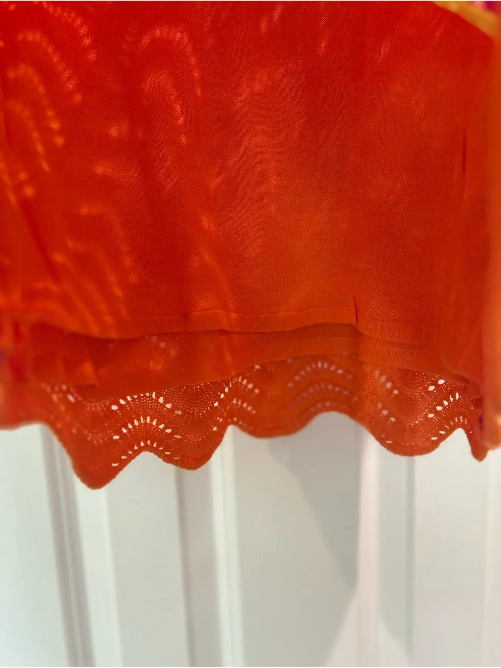 New Beach Riot Boho Crochet Chevron Beach Cover-Up Skirt  Swim Cover-Up
